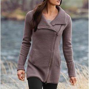 Athleta Chill Factor Sweater Coat